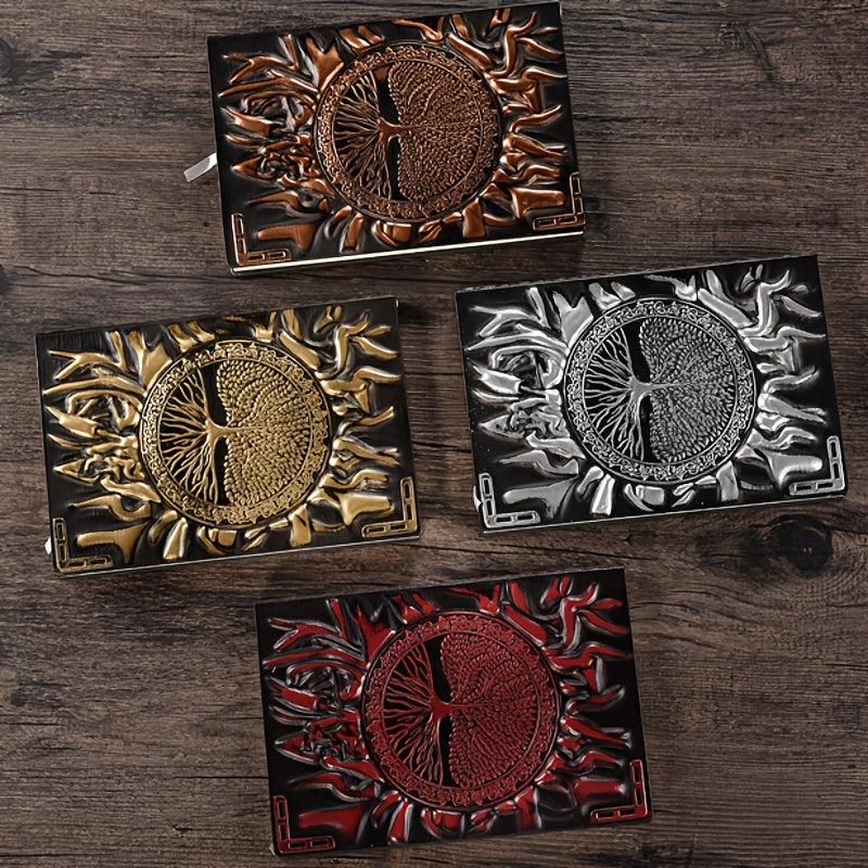 Vintage Tree Of Life A5 A6 Diary Notebook Embossed Leather Bible Book