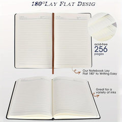 Hardcover Leather Journal Notebook 14x21cm Tree Of Life Design