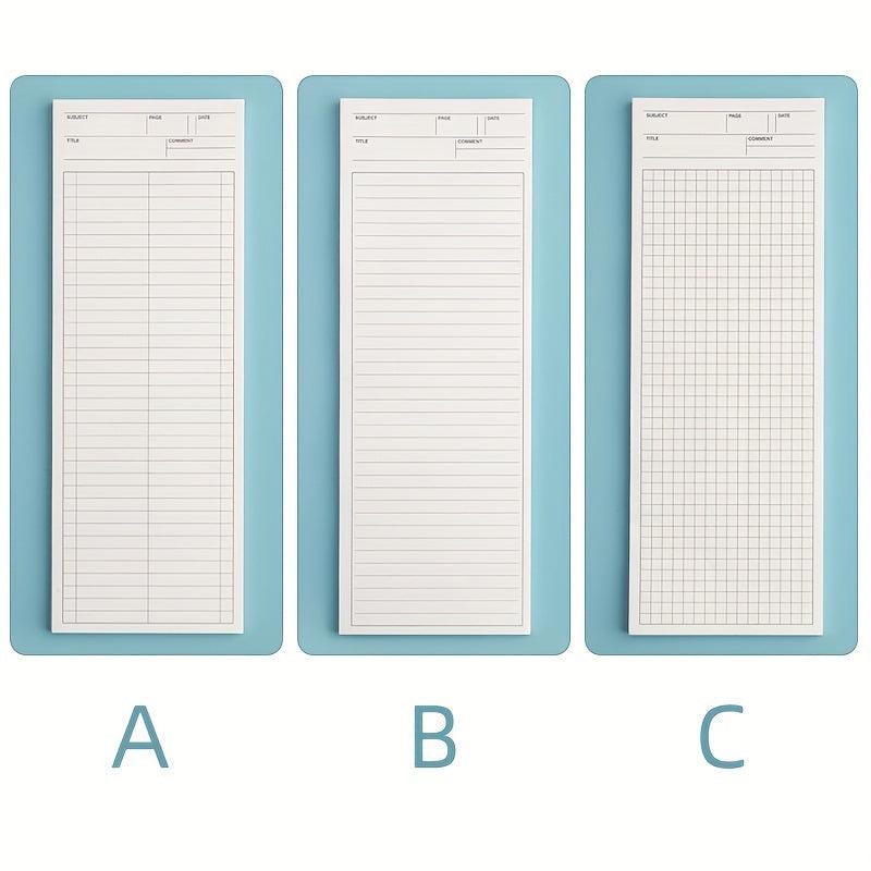 Student Portable Mini Notepad 50 Sheets Long Notebook