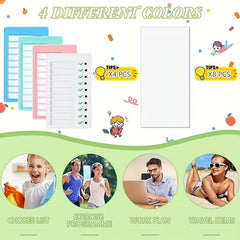 Chore Chart Family Daily Schedule Blank Planning Board