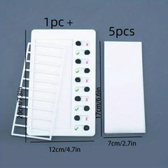 Chore Chart Family Daily Schedule Blank Planning Board