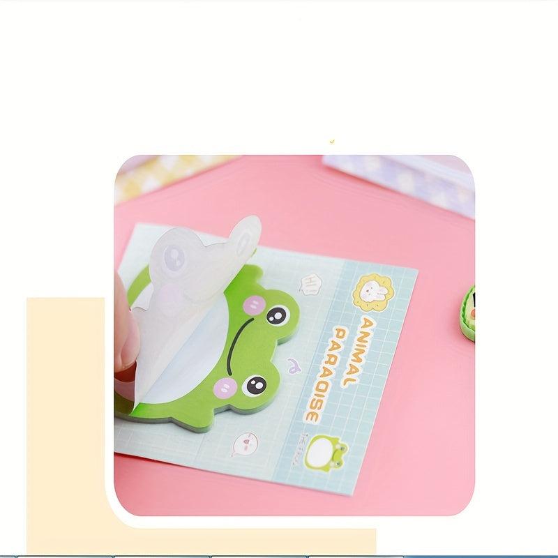 Cartoon Animal Sticky Note - Cute Animal Standing Memo Sticker