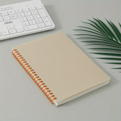 A5 Spiral Notebook 8mm Ruled 160 Pages Wine Red