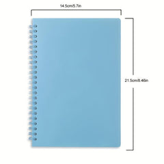 A5 Spiral Notebook 8mm Ruled 160 Pages Wine Red