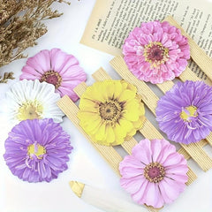 25 Sheets 3D Flower Stickers - Office, Study, Home Decoration