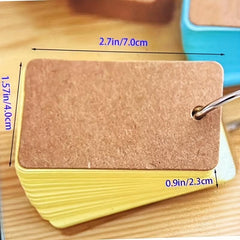 Portable Vocabulary Card Loose leaf Notebook Student Stationery Planner