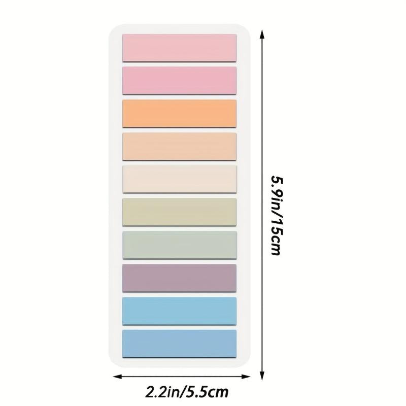 2000 Morandi Index Stickers Transparent Stickers & Markers