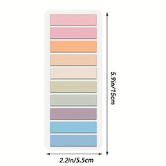 2000 Morandi Index Stickers Transparent Stickers & Markers