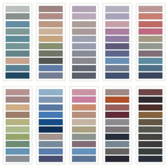 2000 Morandi Index Stickers Transparent Stickers & Markers