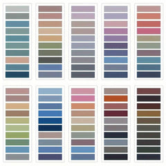 2000 Morandi Index Stickers Transparent Stickers & Markers