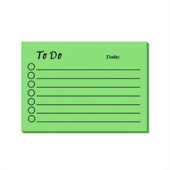 50 Sheets Fluorescent Sticky Notes Memo Pad Stickiness Enhancement