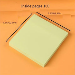 Plain Stick Creative Stationery Sticky Note Paper Sticky Pad