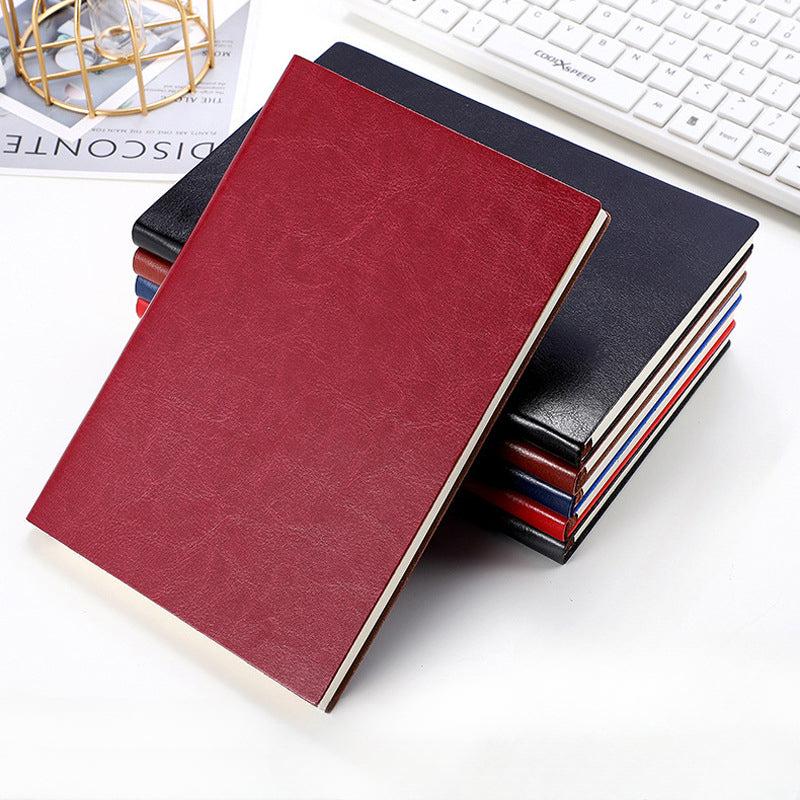 A5 Notebook Soft Leather Record Book