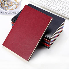 A5 Notebook Soft Leather Record Book