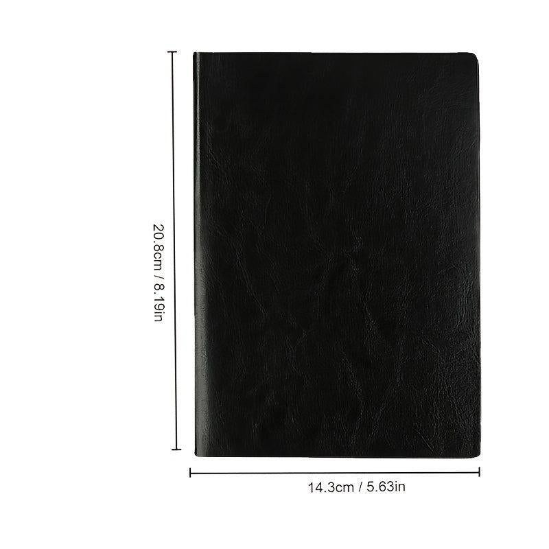 A5 Notebook Soft Leather Record Book