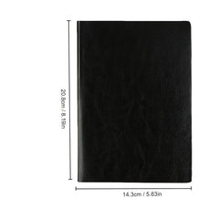 A5 Notebook Soft Leather Record Book