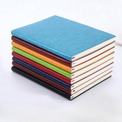 A5 Notebook Soft Leather Record Book