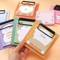 Cartoon Clipboard Notepad Sticky Notes Study Office Memos - 30 Sheets