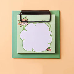Cartoon Clipboard Notepad Sticky Notes Study Office Memos - 30 Sheets