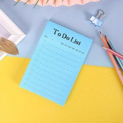 Portable Planner & Shopping List + Stickers Daily Weekly Monthly
