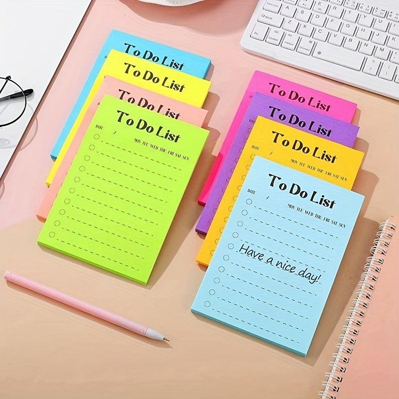 Portable Planner & Shopping List + Stickers Daily Weekly Monthly