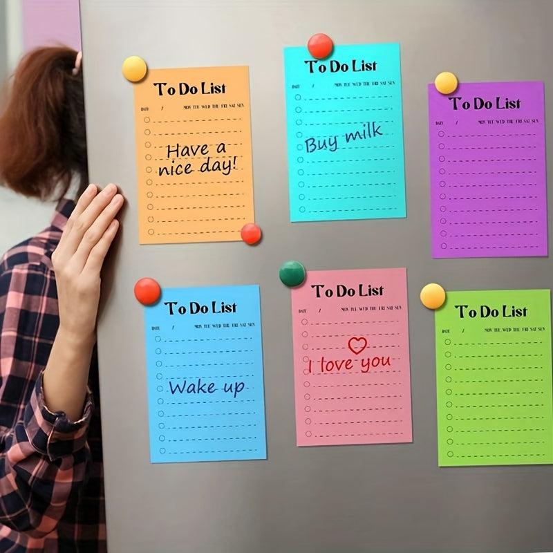 Portable Planner & Shopping List + Stickers Daily Weekly Monthly