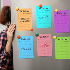 Portable Planner & Shopping List + Stickers Daily Weekly Monthly