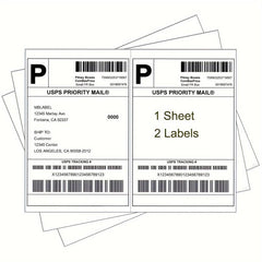 100 Labels 21 X 13 Address Labels Self Adhesive Mailing Labels