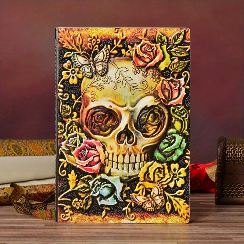 Skull Element Office Business Notebook A5