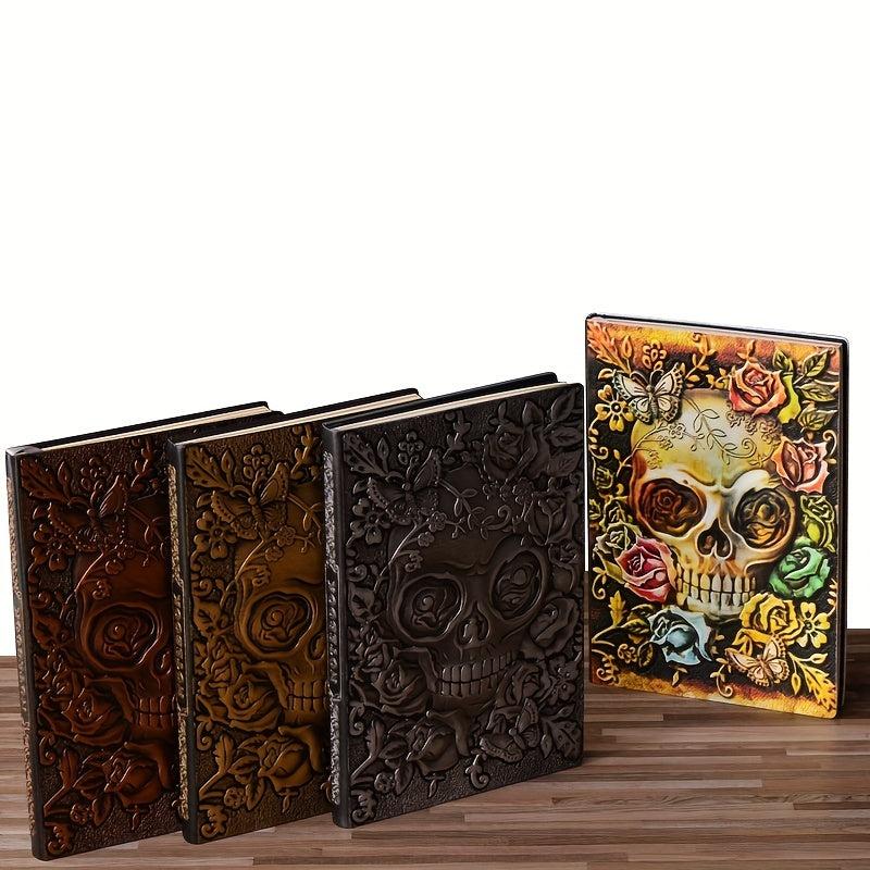 Skull Element Office Business Notebook A5