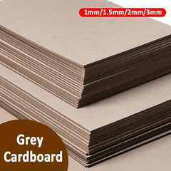 5 Sheets Grey Hard Cardboard for DIY Painting Album Cover 8.3x11.7