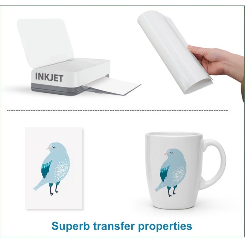10 Sheets Inkjet Waterslide Decal Transfer Paper Clear DIY
