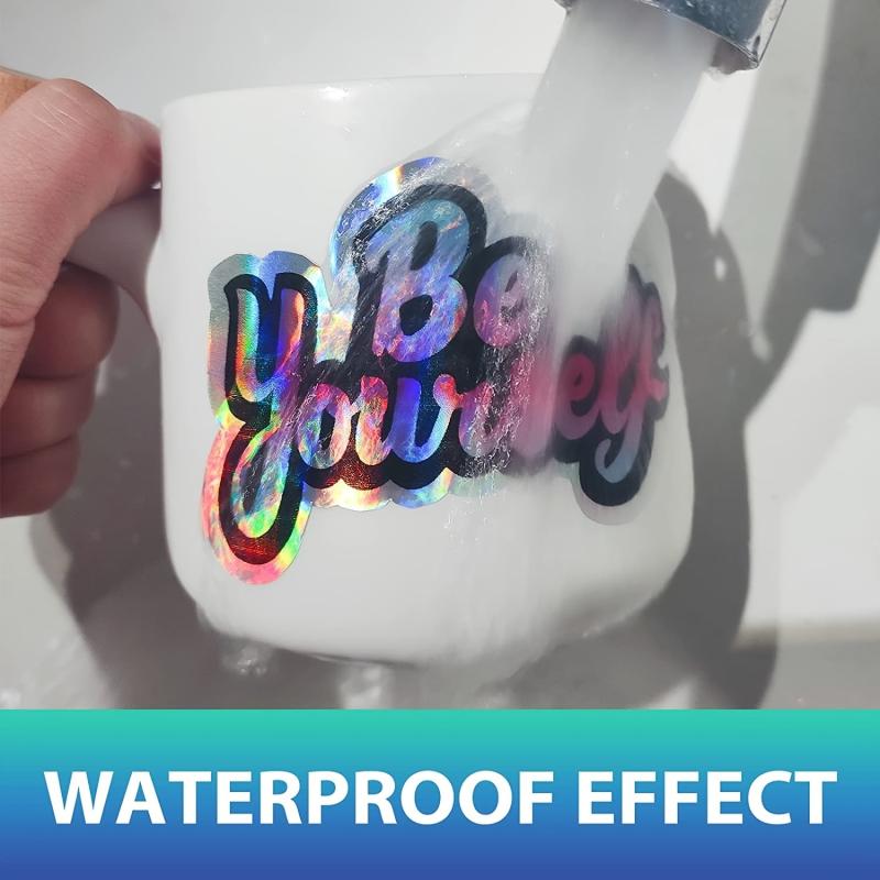 10pcs Printable Holographic Sticker Paper 8.27x11.7 Inches