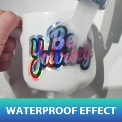 10pcs Printable Holographic Sticker Paper 8.27x11.7 Inches