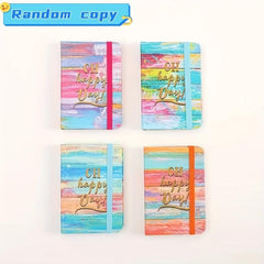 Cartoon Notebook With Elastic Band, Student Journal Diary