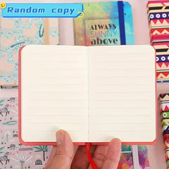 Cartoon Notebook With Elastic Band, Student Journal Diary