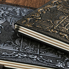 Vintage 3D Embossed Tarot Card Notebook 100 Sheets