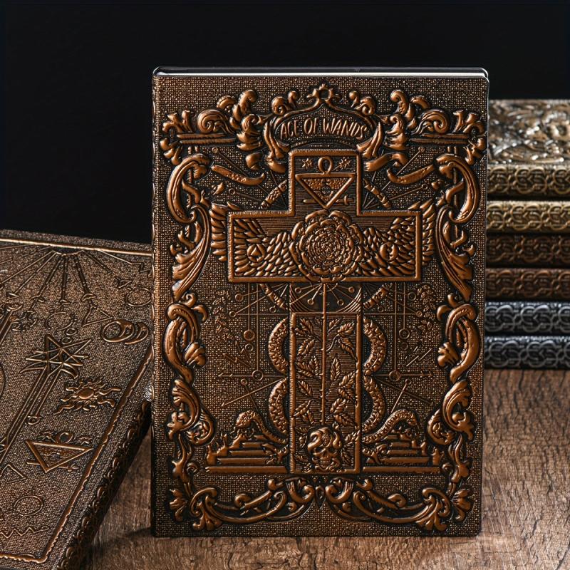 Vintage 3D Embossed Tarot Card Notebook 100 Sheets