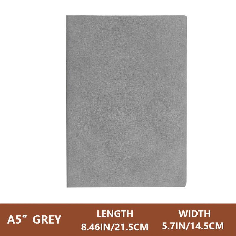 Vintage Faux Leather Notebook, 100 Sheets, 200 Pages