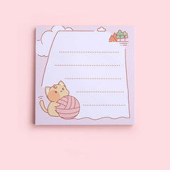 Sticky Cat Style Note Paper 80 Sheets 3.14inch