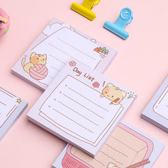 Sticky Cat Style Note Paper 80 Sheets 3.14inch