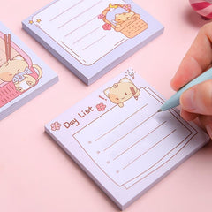 Sticky Cat Style Note Paper 80 Sheets 3.14inch