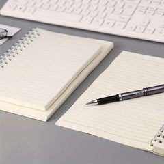 Coil Minimalist Student Notebook Blank Grid Spiral Work Notebook B5