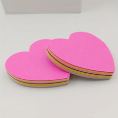 Heart Sticky Notes Colored Memo Paper Stationery