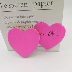 Heart Sticky Notes Colored Memo Paper Stationery