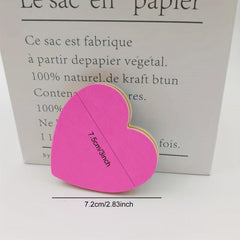 Heart Sticky Notes Colored Memo Paper Stationery