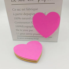 Heart Sticky Notes Colored Memo Paper Stationery