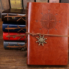 Pirate Book Retro Travel Diary Sketchbook