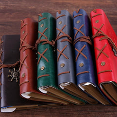 Pirate Book Retro Travel Diary Sketchbook