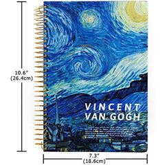 Hardcover Spiral Notebook Art Journal 26 X 18 302 Pages